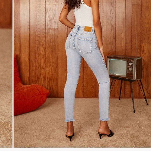 Denim Form The Yoko High Rise Slim Sz 25 - Picture 10 of 11